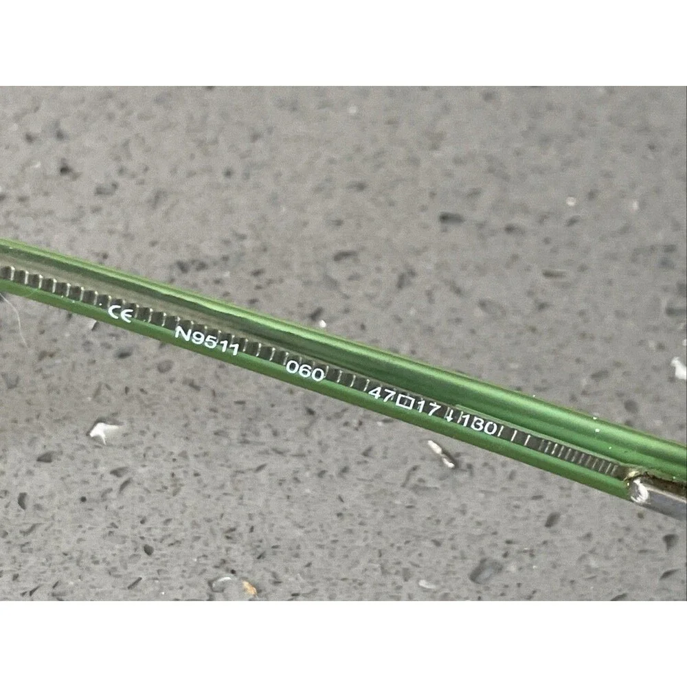 Nautica Eyeglasses Frames ONLY N9511 060 47-17-130 Black Full Rim Green